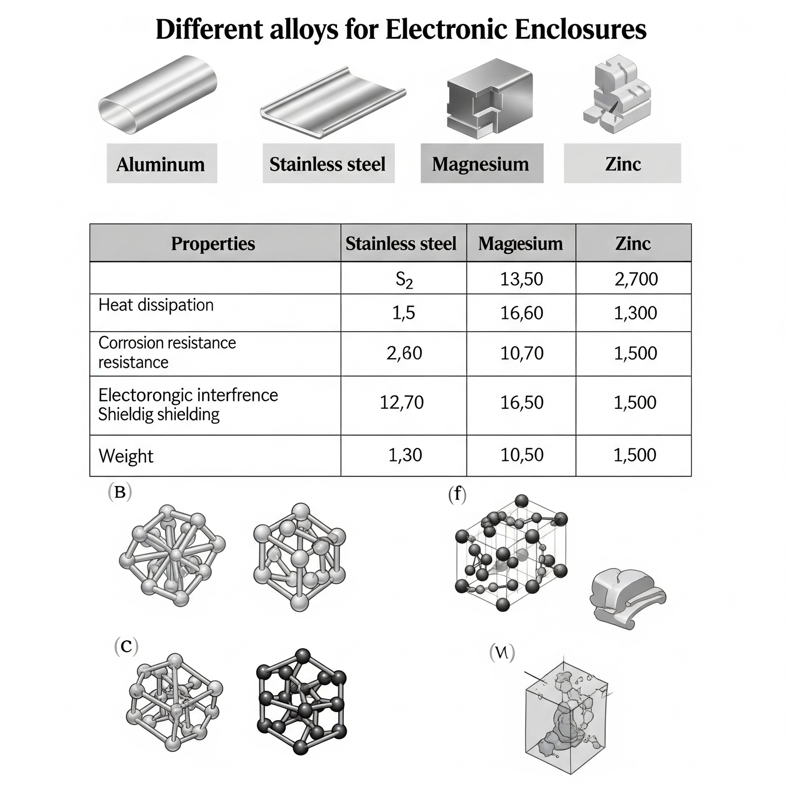 Metal Types Chart