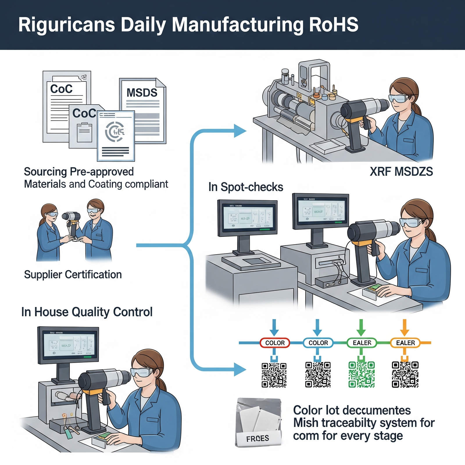 Factory RoHS inspection process