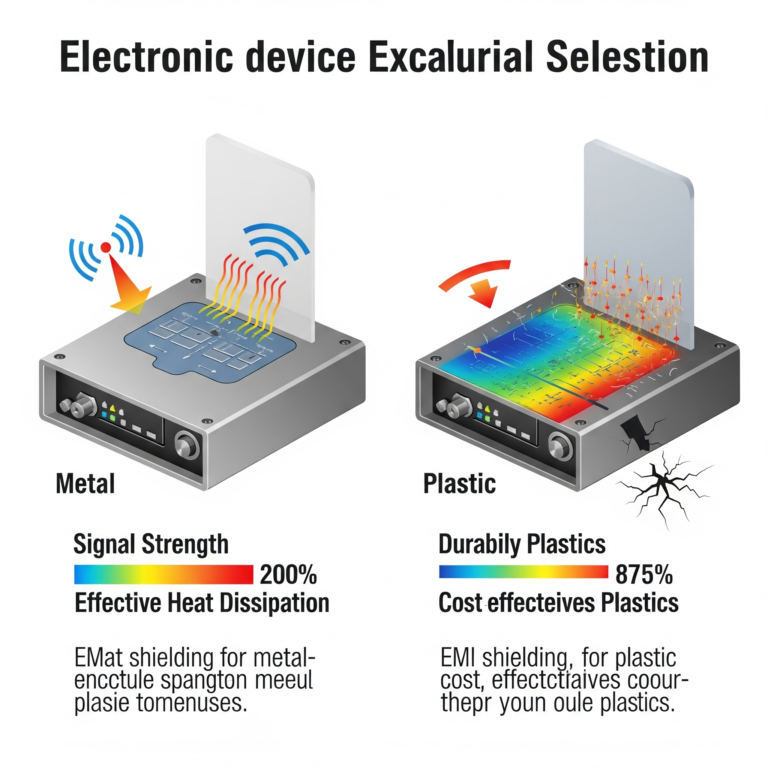How to Select the Best Material for Your Electronic Device Enclosure?