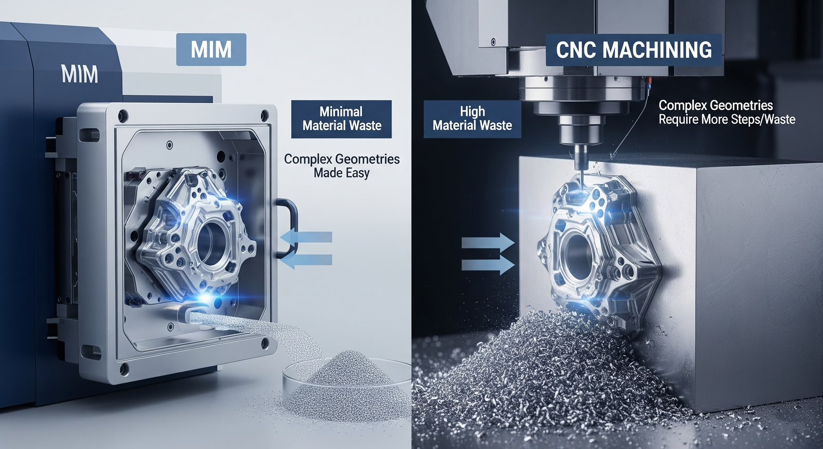 Complex MIM Parts