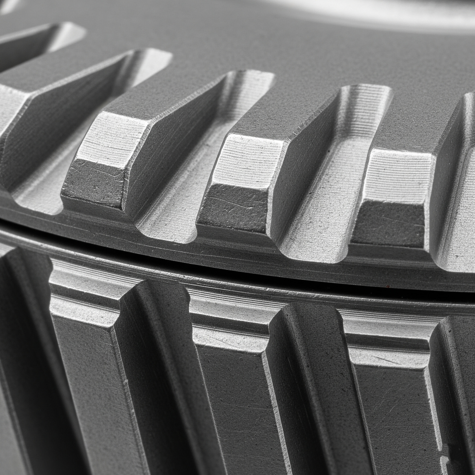 Hard anodized aluminum gear