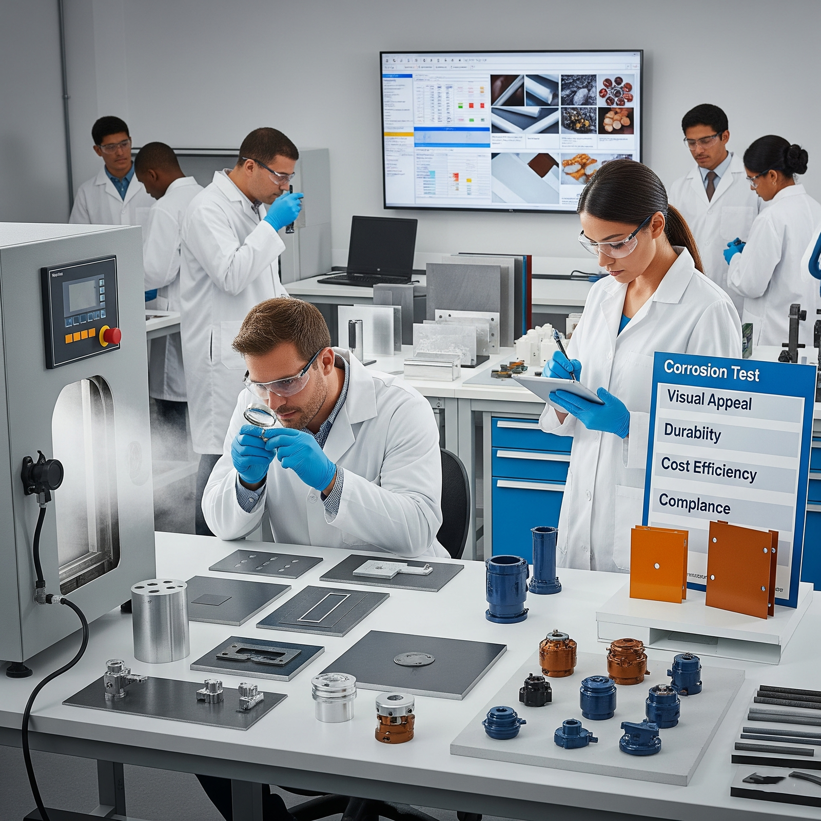 Corrosion resistance testing lab