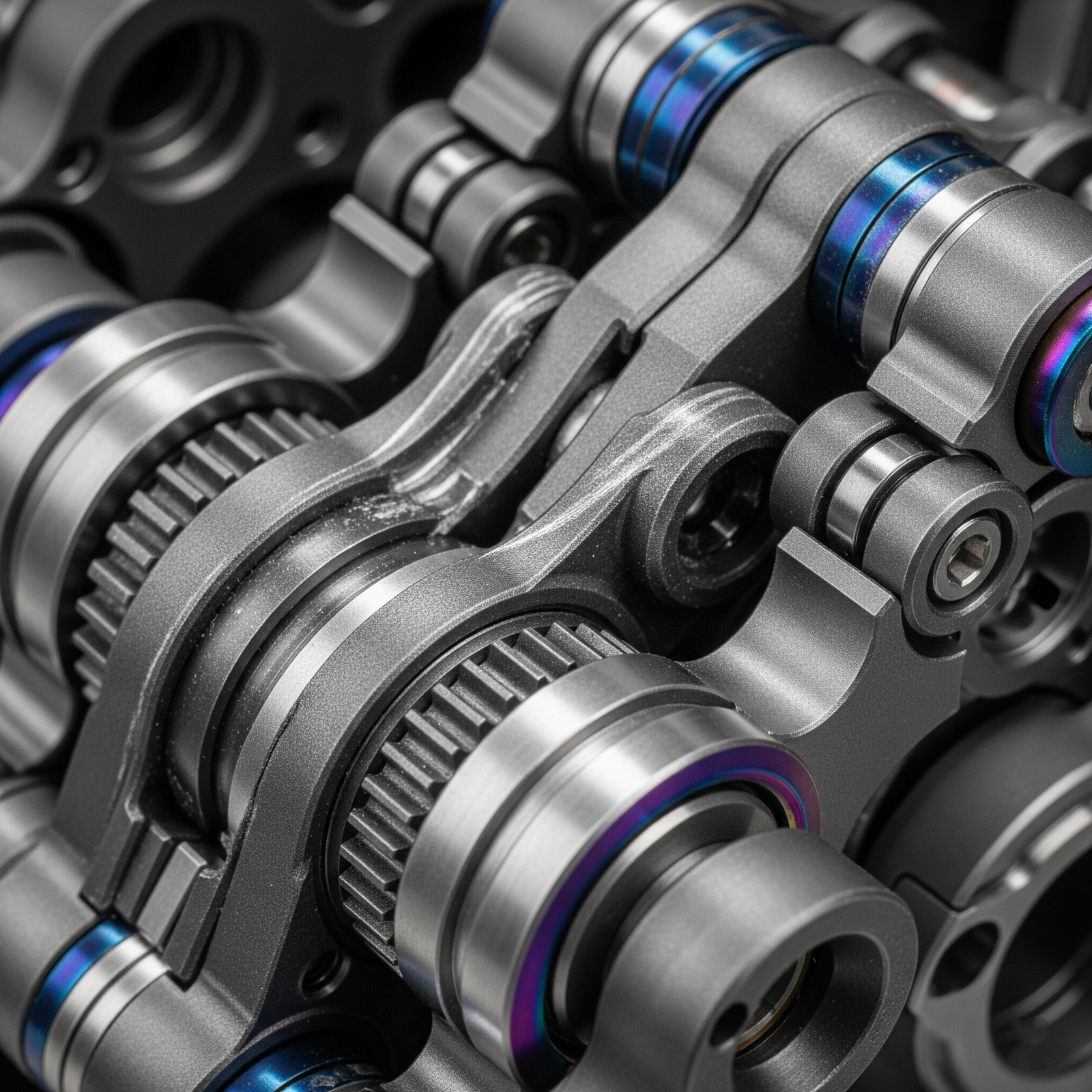 Hard anodized aluminum gear