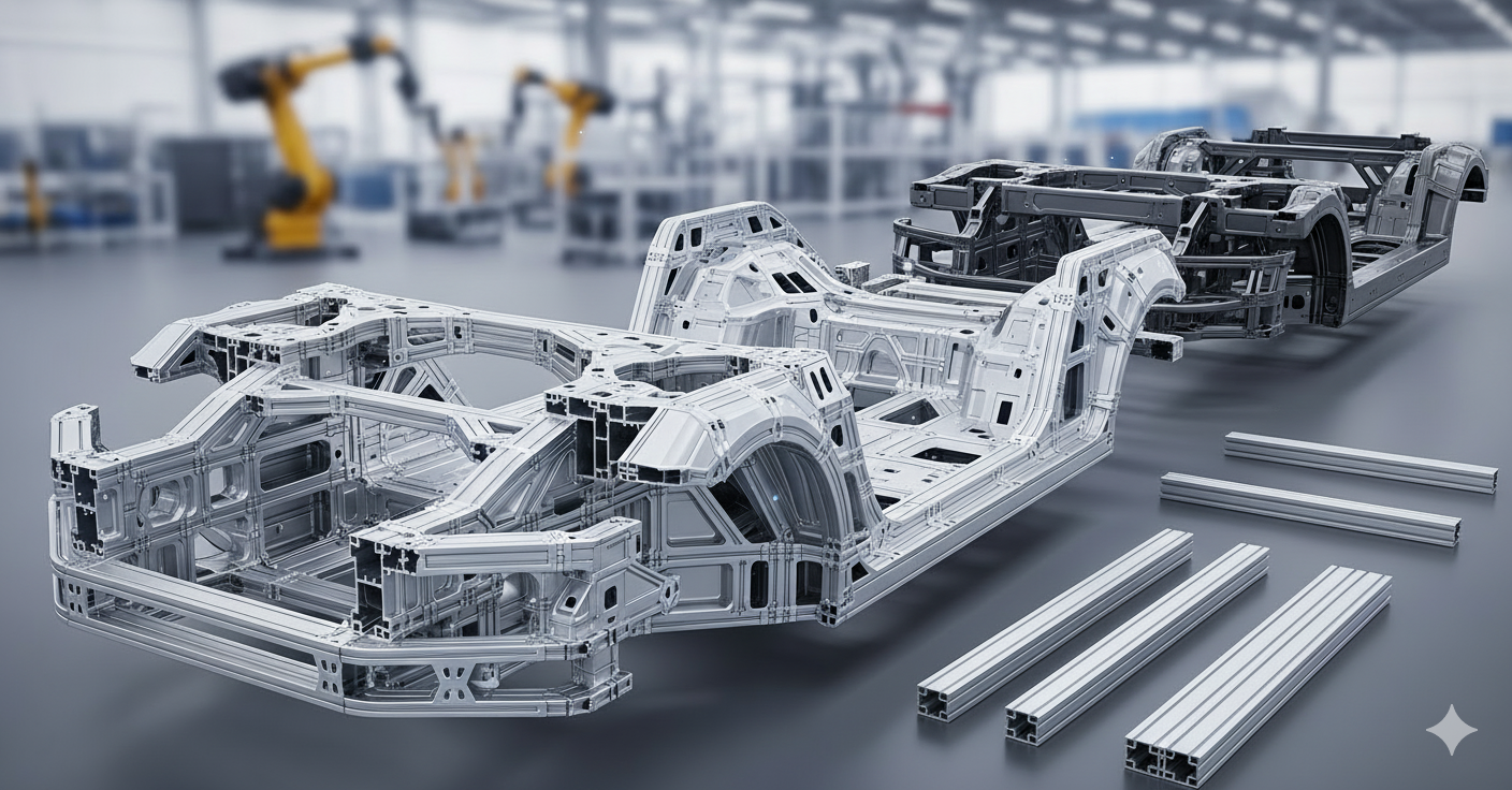 Extruded Aluminum EV Chassis