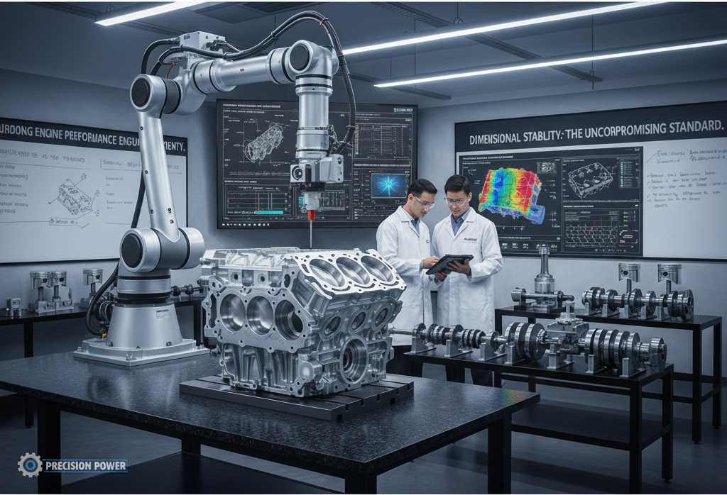 CNC Machined Engine Components