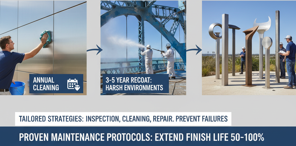 Outdoor Metal Finish Maintenance