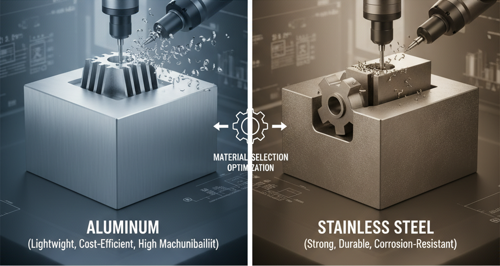 Aluminum vs Stainless Steel Machining