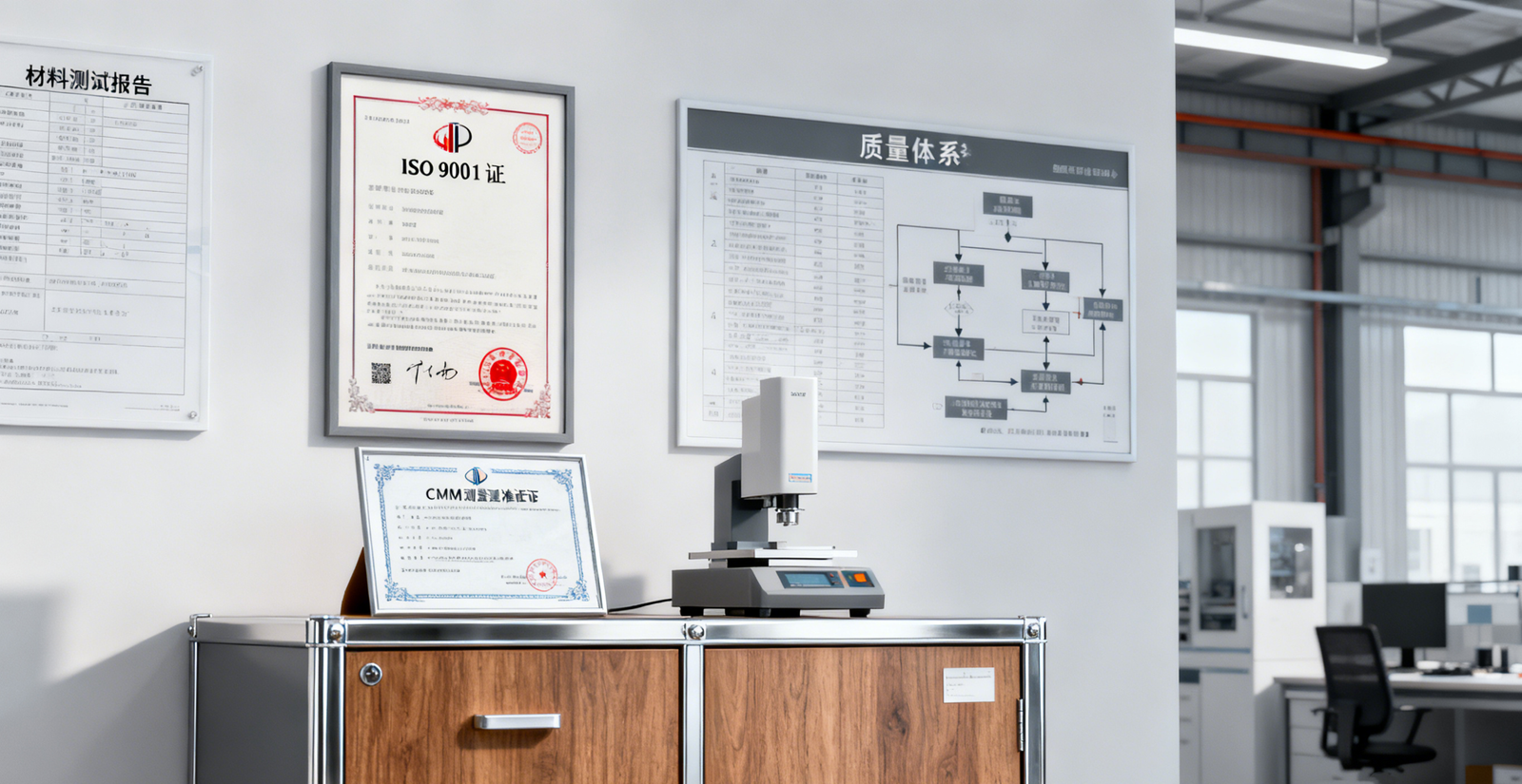 Quality inspection in progress